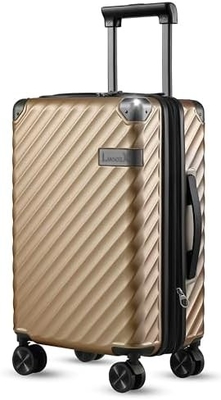 22×14×9 هواپیمایی تایید شده - 35 لیتر پولی کربنات بسته کششی سخت با چرخ های چرخ دار