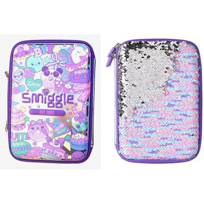 کیف مداد EVA سفارشی با ویژگی های ضد آب ضد ضربه جیب میش و انتخاب لوگو صفحه فلزی