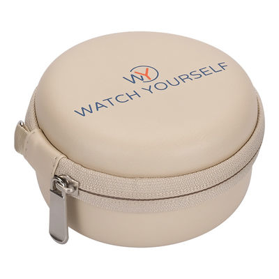 OEM ODM Velvet Lining EVA Watch Case PU چرم سطح زیپ بسته شده است