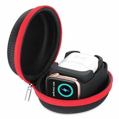 چرمی قابل حمل Pu Leather EVA Watch Case Crush اثبات برای Airpods اپل