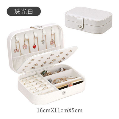 جعبه ی ذخیره ی جواهرات EUROPEAN JEWELRY LARGE Capacity RING Storage GIFT BOX INNER PACKING جعبه ی جواهرات