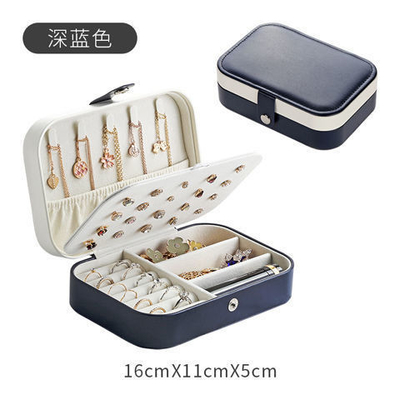 جعبه ی ذخیره ی جواهرات EUROPEAN JEWELRY LARGE Capacity RING Storage GIFT BOX INNER PACKING جعبه ی جواهرات