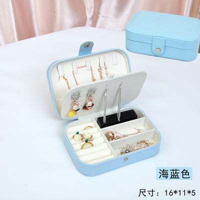 جعبه ی ذخیره ی جواهرات EUROPEAN JEWELRY LARGE Capacity RING Storage GIFT BOX INNER PACKING جعبه ی جواهرات
