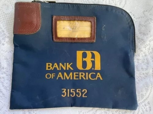 VINTAGE BANK OF AMERICA پول کوله قفل کوله شناسه کوله بيل کوله سکه کوله بانک