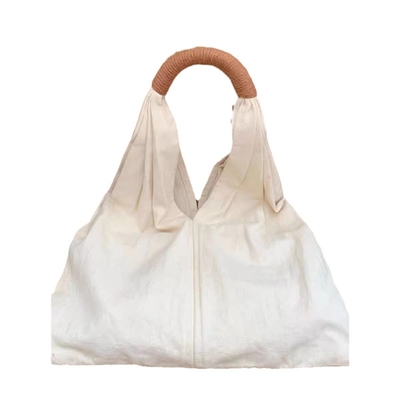 مد فرانسه VINTAGE Cotton LINEN BAG HARAJUKU STYLE Single Shoulder Canvas BAG MORI SYSTEM ظرفیت بزرگ