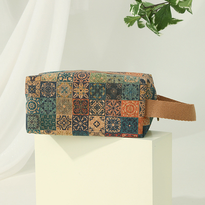 VINTAGE TRUE WOOD PRINT CORK MONEY PURSE BORK PRINT MONEY BAG KEY SMALL SQUARE BAG NOSTALGIA BAG (باکس کوچک مربع و کوچک و کوچک و مربع)