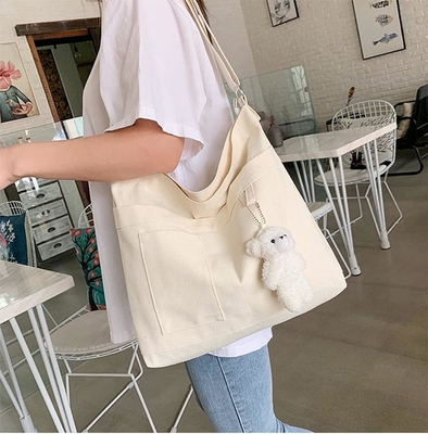 برند: کیشپشیک کوله کتان اقتصادی،کوله شانه ی زنانه ای با 3 جیب خارجی