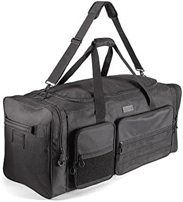 Fitdom 130L 36 &quot;تدابیر سنگین ورزشی ورزشی اضافی بزرگ تجهیزات ورزشی مسافرت کیف دو نفره W / کمربند شانه قابل تنظیم و 7 بخش