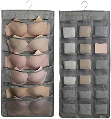 LIREX BRA ذخيره ساز با 10 جيب، 1 بسته پوشاک زیرنویس تاشو ساز برای کمد لباس