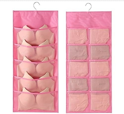 LIREX BRA ذخيره ساز با 10 جيب، 1 بسته پوشاک زیرنویس تاشو ساز برای کمد لباس