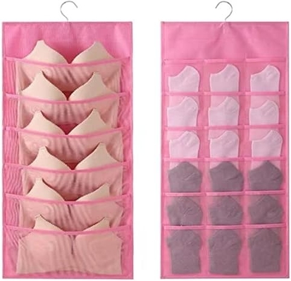 LIREX BRA ذخيره ساز با 10 جيب، 1 بسته پوشاک زیرنویس تاشو ساز برای کمد لباس