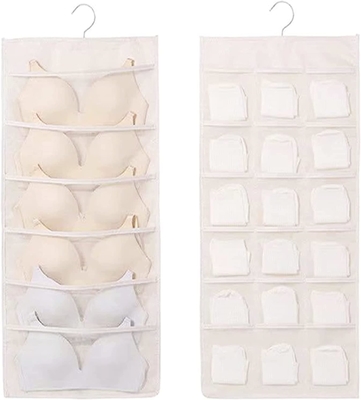 LIREX BRA ذخيره ساز با 10 جيب، 1 بسته پوشاک زیرنویس تاشو ساز برای کمد لباس