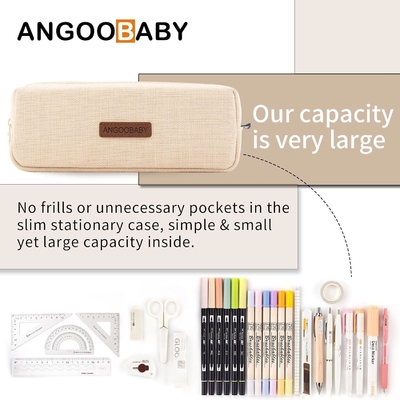 ANGOOBABY کیف مداد کوچک دانش آموز مداد کیف سکه کیف کیف آرایشی کیف اداری تنظیم کننده لوازم اداری برای مدرسه نوجوانان