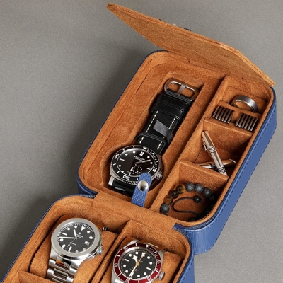 ROTHWELL 5 Watch Travel Case Storage Organizer برای 5 ساعت