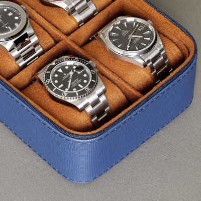 ROTHWELL 5 Watch Travel Case Storage Organizer برای 5 ساعت