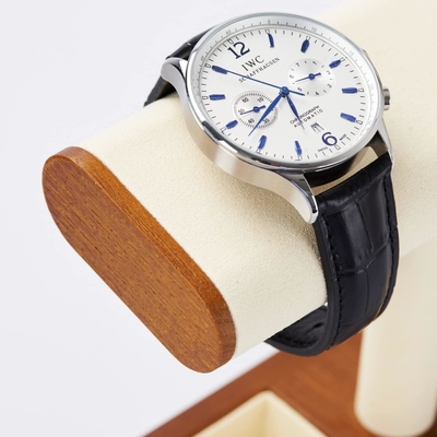 چوب جامد ساعت نمایشگاه ایستاده T-bar Watch ایستاده جواهرات نگهدارنده ایستاده ساعت کیس برای مردان Watch نگهدارنده سازمان دهنده برای مردان