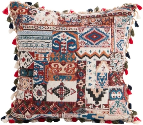 پوشک بال مغربی بال بال بال جانبی تاسیل آمریکایی Tassel Side Cushion Office Cushion Cover