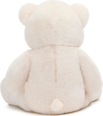 Misscindy Teddy Bear غول پیکر حیوانات پر شده برای دوست دختر یا بچه ها 47 اینچ، (سفید)