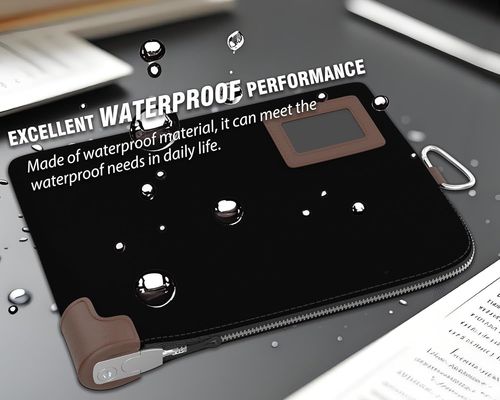 کیف پول، کیسه ی نوتری با قفل، دو کلید، کیسه ی ضد آب، کیف پول با زیپ، 11.7 X 8.3 اینچ، کیسه ی سپرده و کیف پول سفر پاسپورت، پول نقد، چک، کارت های اعتباری را محافظت می کند