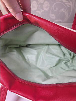 Coca-Cola red vinyl cooler bag Swedish promo