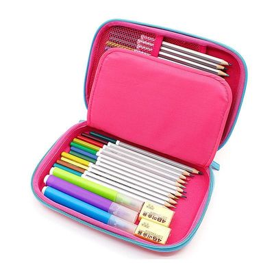 ODM 60Pcs Unicorn EVA Pencil Case چاپ سه بعدی آرم رنگ صورتی