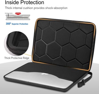 مقاوم در برابر آب 13 &quot;EVA Laptop Case Protective Case 1680d Polyester Surface
