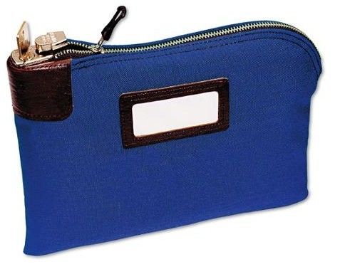 کیسه‌های زیپ‌دار سنگین ساخته شده از نایلون بادوام 70D با لوگوی برجسته و قفل امنیتی برای جابجایی ایمن پول نقد