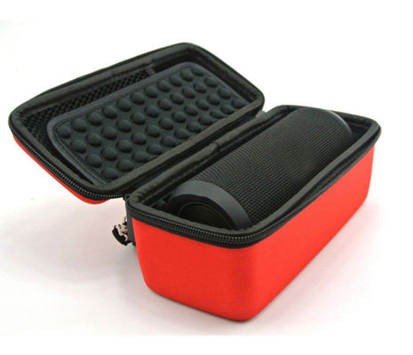 محافظ ضدصدمه PU چرم EVA Speaker Case Pantone Color Mesh Pocket Eva Hard Case محافظ ضدصدمه با کمربند با مواد چرم PU