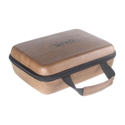 محافظ گرد و غبار EVA Storage Case Wood Grain Socket Organizer Case قابل حمل