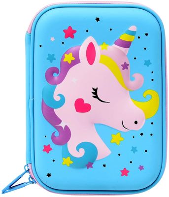آرم برجسته رنگی Pantone Case Pensone 3D Unicorn EVA Pencil Waterproof