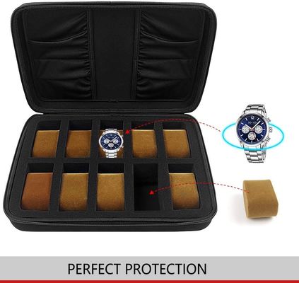 جعبه مجموعه آرم برجسته برجسته کیف دستی Spandex EVA Watch