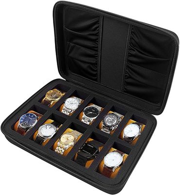 جعبه مجموعه آرم برجسته برجسته کیف دستی Spandex EVA Watch