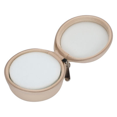 OEM ODM Velvet Lining EVA Watch Case PU چرم سطح زیپ بسته شده است