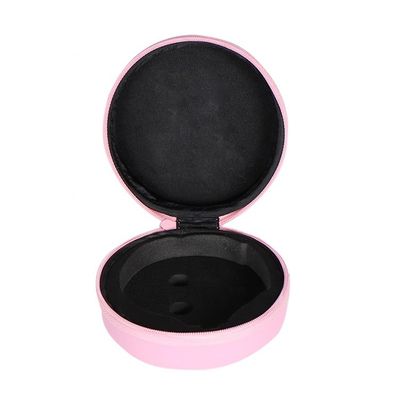 Pink Spandex PU Hard EVA Luxury Watch Travel Case For Men Women