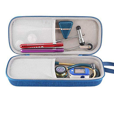 کیت کمک های اولیه درجه پزشکی ضدصدمه ضد آب محافظ EVA کیس با زیپ و شبکه پوشیده داخلی برای استتوسکوپ