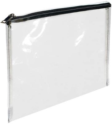کیسه های بانک زیپ PVC شفاف با دوام 12x87 اینچ گزینه های چاپ و طراحی آرم سفارشی